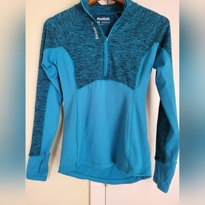 NWOT Reebok Blue 3/4 Zip Jacket Sz XS